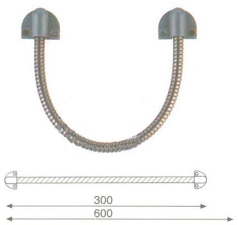Pasacable Metal Presilla armada o Pasacable SecoLarm para puertas